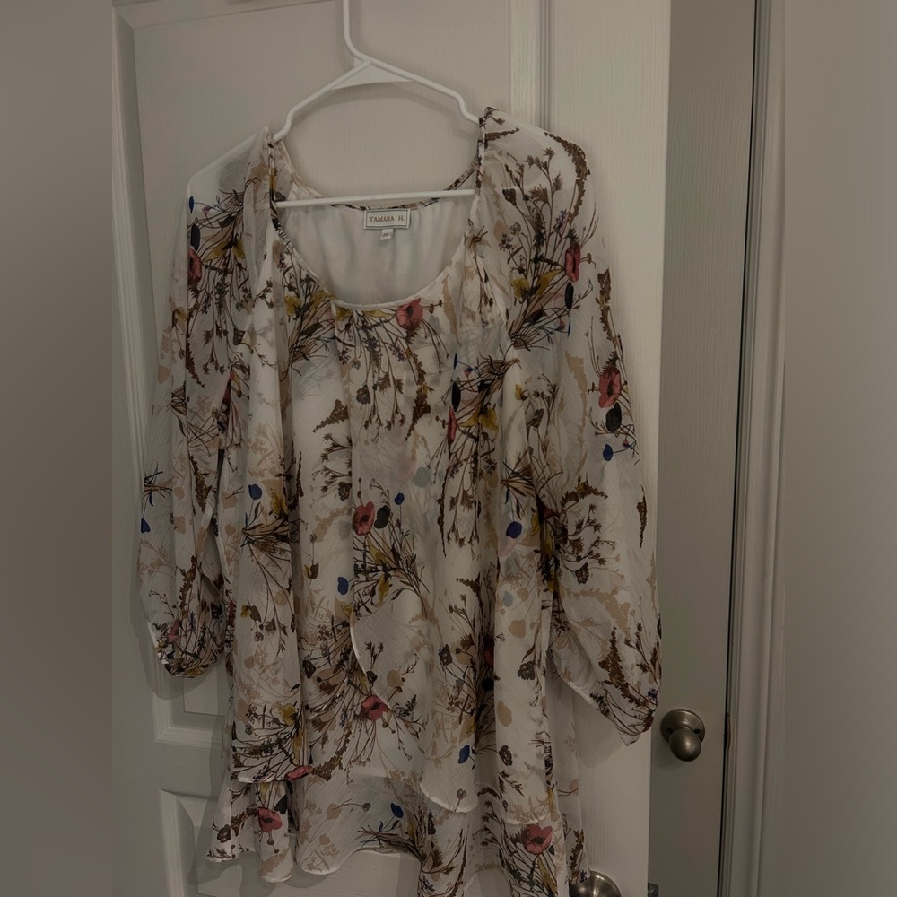 Floral Sheer Blouse